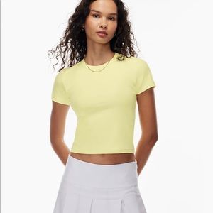 aritzia little ribbed tee